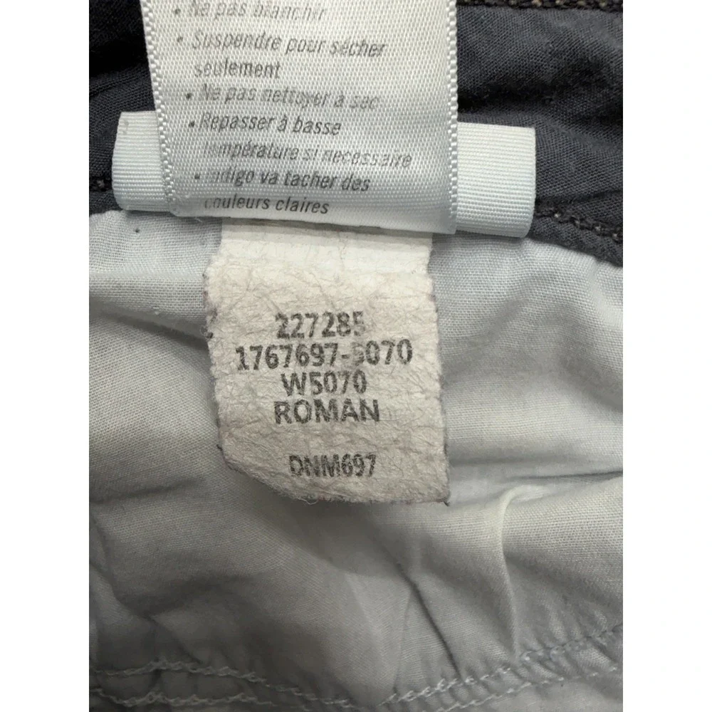 Paige Hoxton Ankle Jeans‎ Womens 28 Blue Medium Wash Raw Hem Distressed Stretch